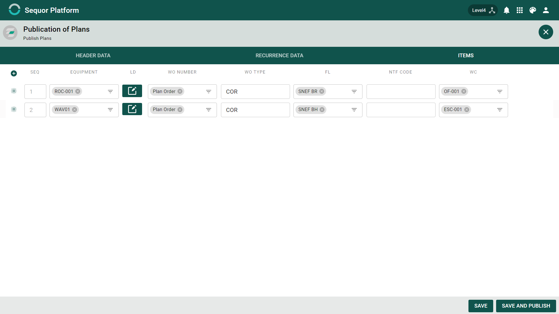 Sequor Platforma Site