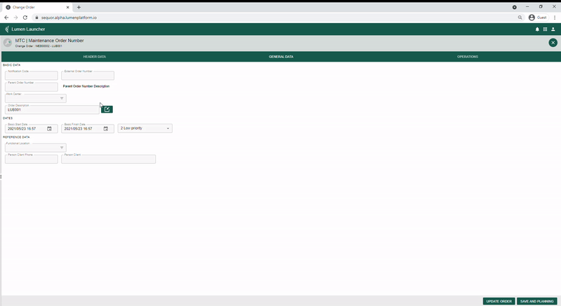 Sequor Platforma Site